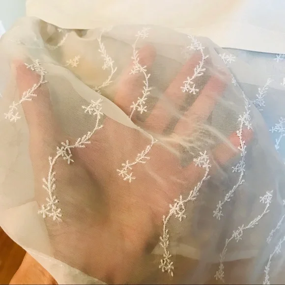 LORI M COLLECTION | Elegant White Linen Maxi Dress Size 12 - Picture 11 of 16